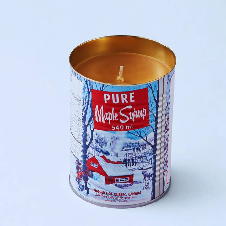 Maple Syrup Candle – 540 ml Iconic Tin Can (Cotton wick) for wholesale by Seracon