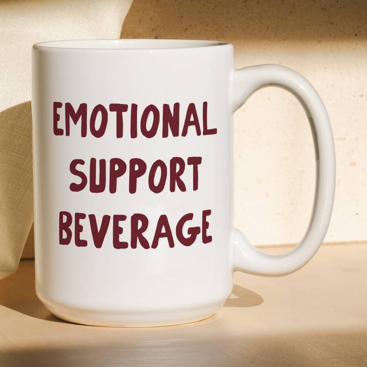 Emotional Support Beverage | Mug for wholesale by Wisdom and Wonder Designs