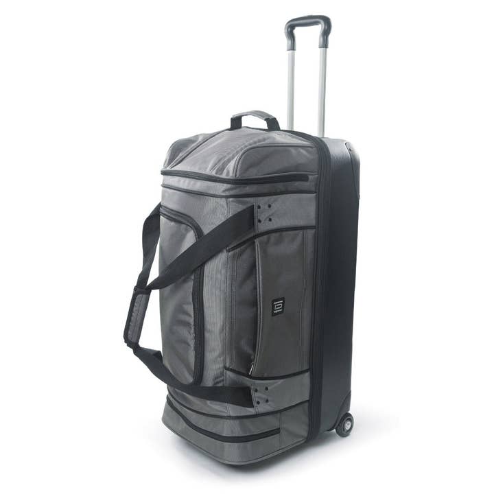 Workhorse Series 30" Split Level Grey FŪL Rolling Duffle Bag for wholesale by FUL Luggage (Concept One)