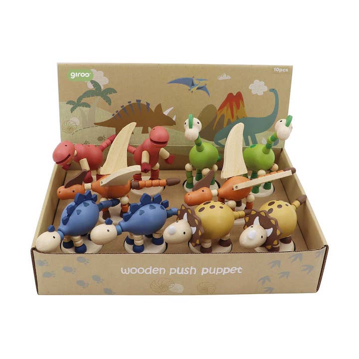 Articulated Wooden Dinosaurs Exp.10 for wholesale by AJ Aguiar