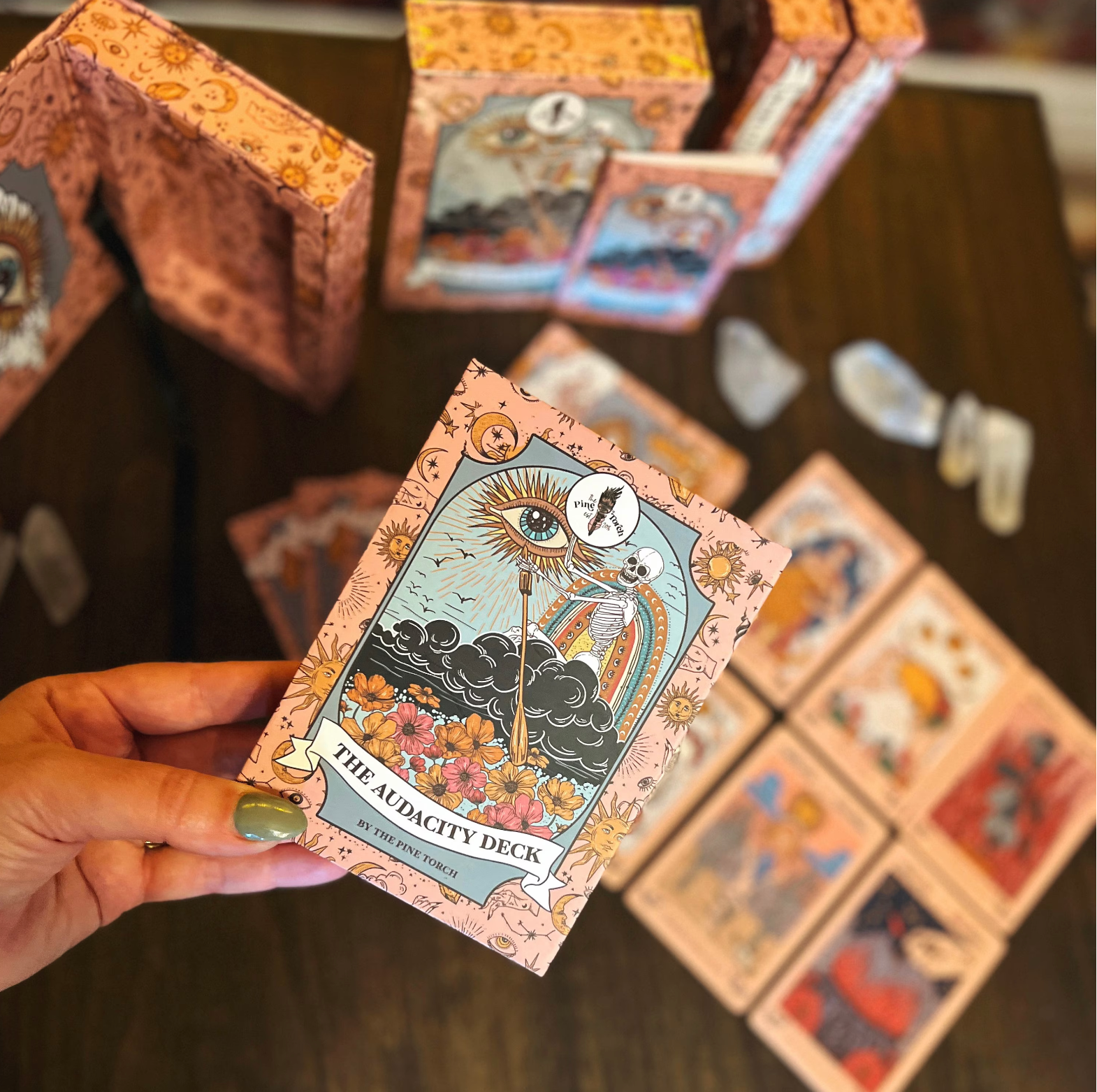 The Pine Torch - Wholesale Tarot Cards - The Audacity Deck - 37 Card Deck and Guidebook1