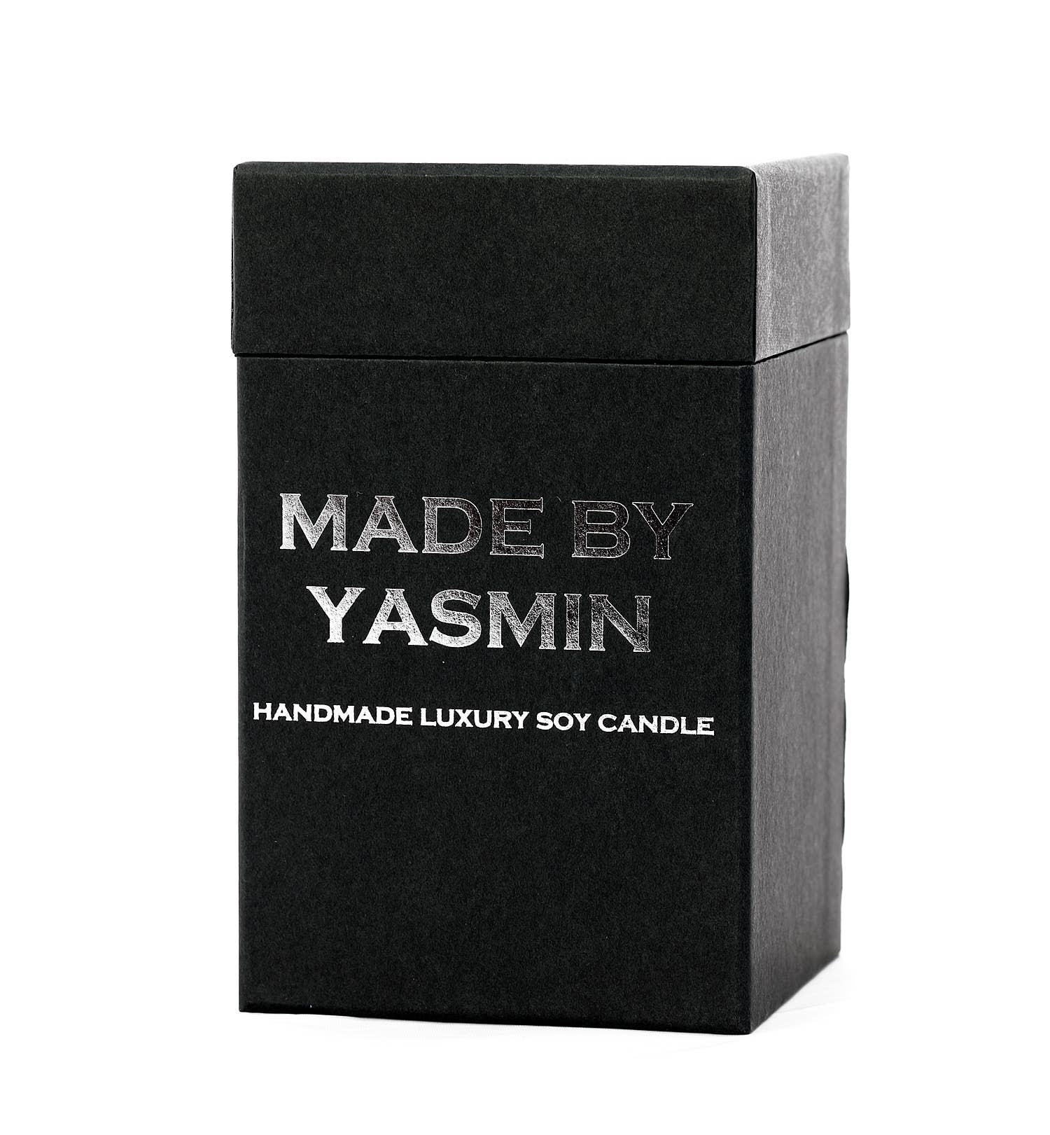 Made By Yasmin – wholesale Jar/filled candle – Raindrop Candle boxed2