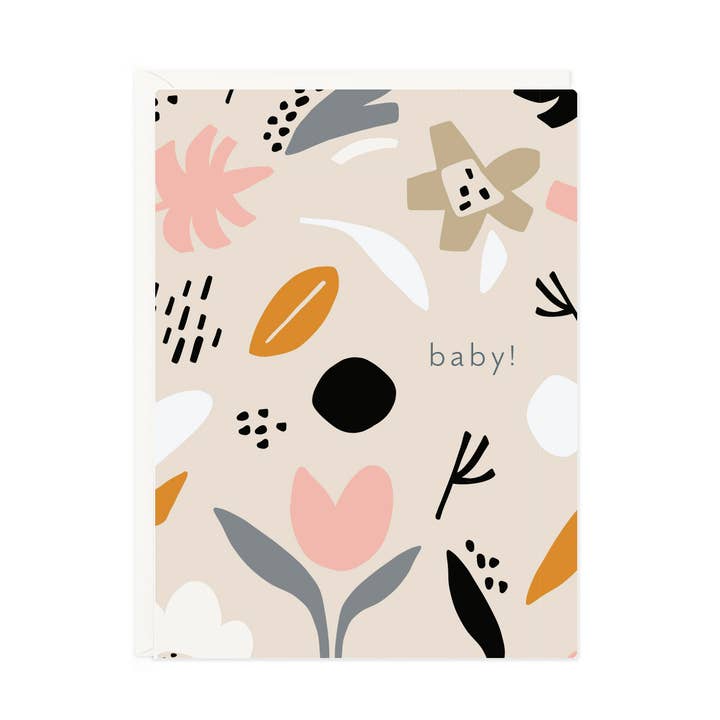 Baby Floral Mini Card for wholesale by Ramona & Ruth