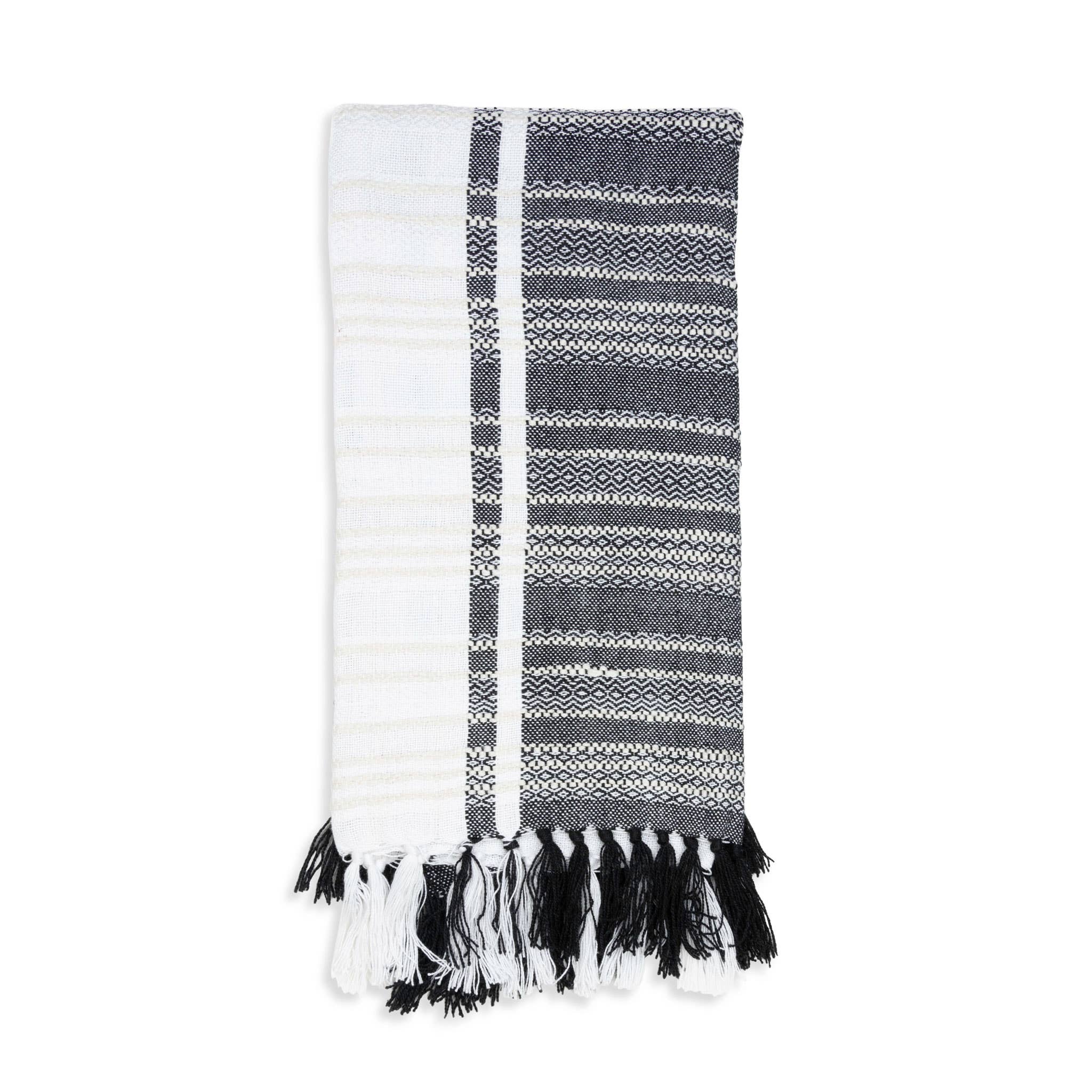Elsie & Zoey - Wholesale Throw Blanket - Genevieve 50x70" Indoor/Outdoor Recycled Woven Throw Blanket7