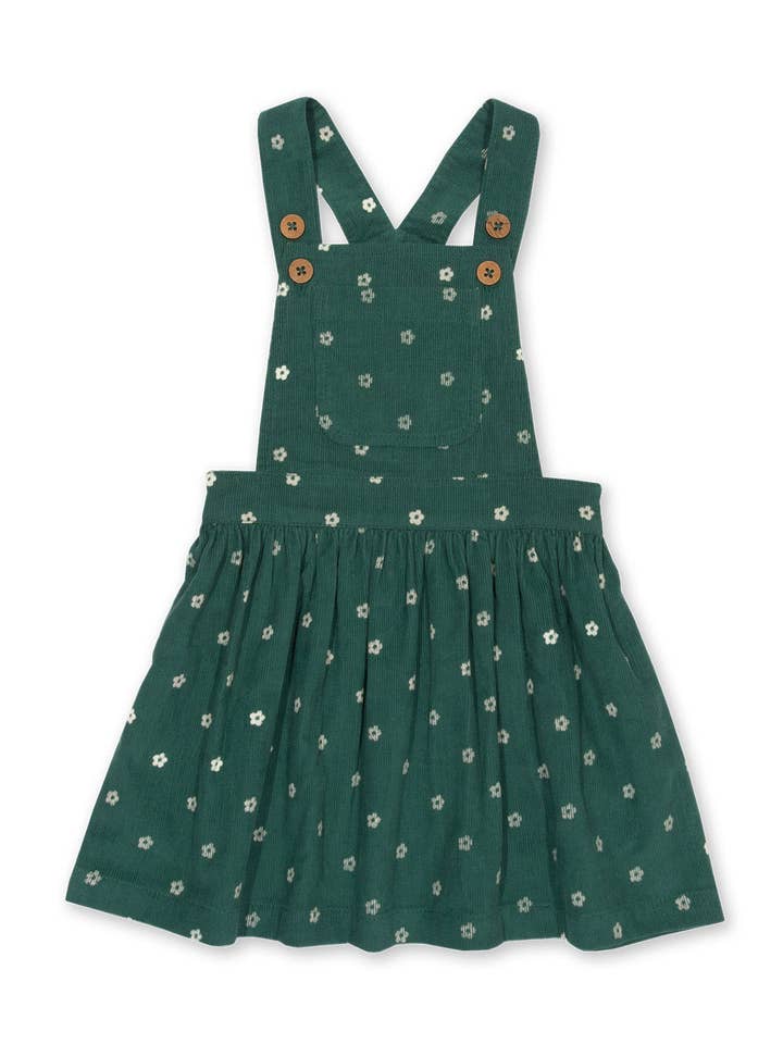 Flower dot pinafore for wholesale by Kite Clothing