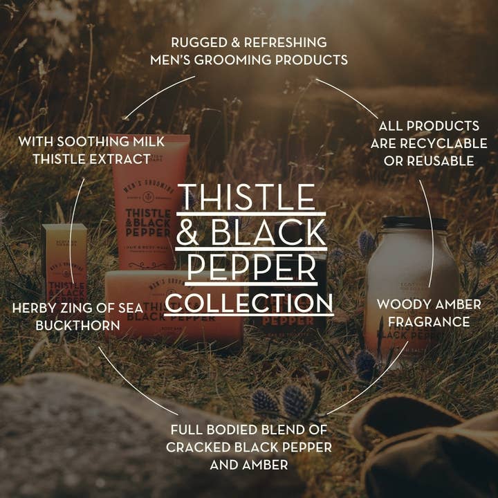 Scottish Fine Soaps – wholesale Beard styling product – Thistle & Black Pepper Beard Oil 30ml1