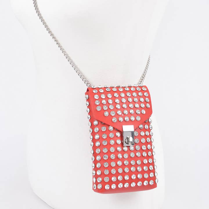 3AM BY H&D ACCESSORIES - Wholesale Crossbody Bag - Women's - Rhinestone Cellphone Crossbody Belt Bag6