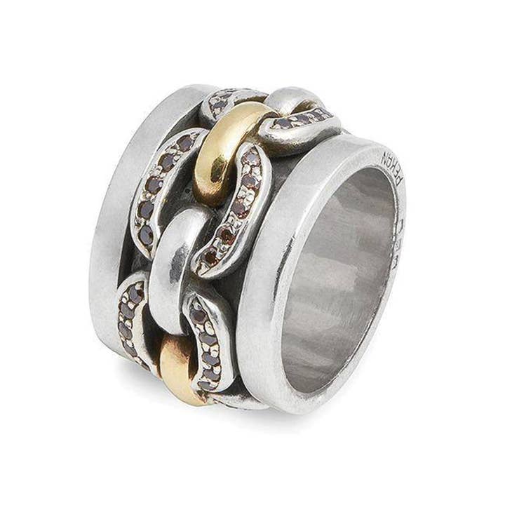 Anneau rotatif Elos pour la vente par PEKAN JEWELLERY