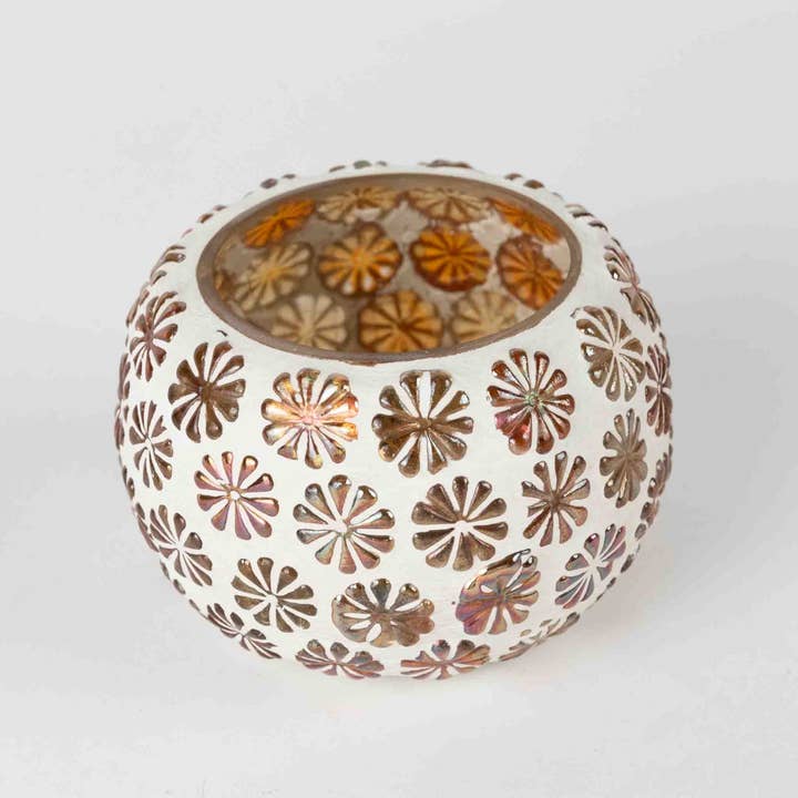 Ten Thousand Villages - Wholesale Candle Holder - * Chamakana Candleholder - Yellow