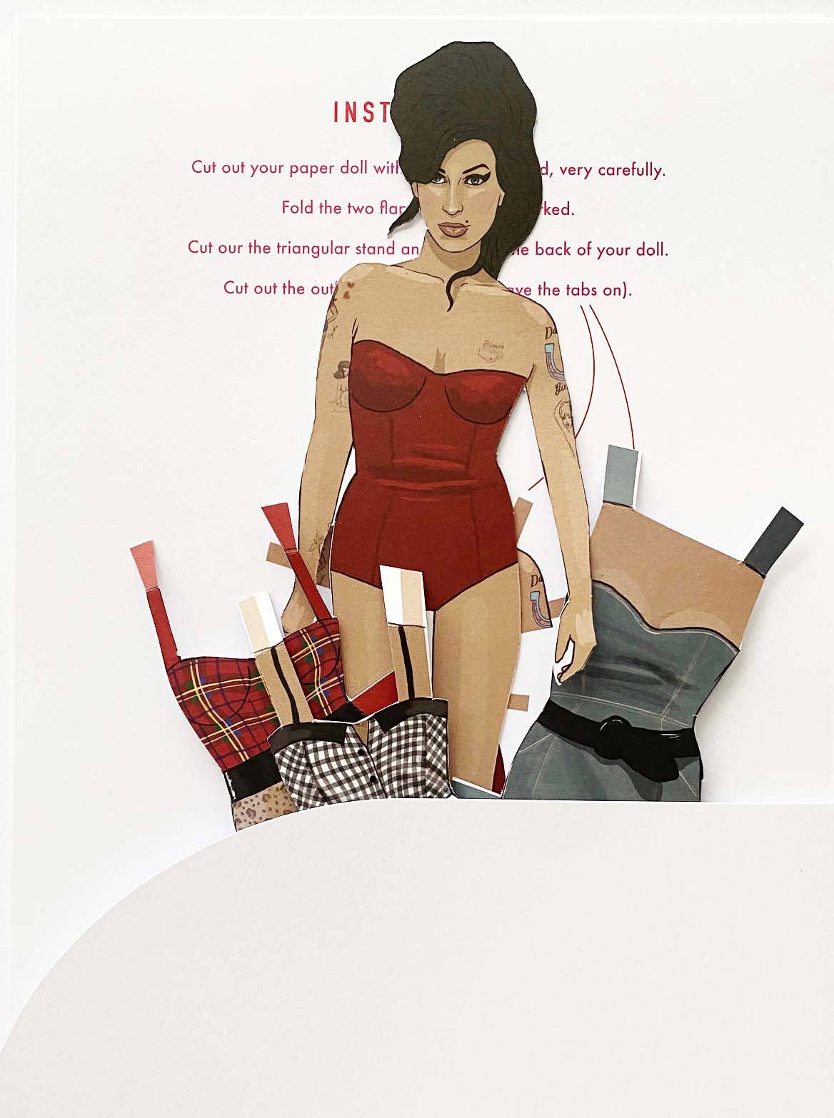 I Love Mel - Wholesale Coloring & Activity Book - Adult - AMY WINEHOUSE PAPER DOLL - BARGAIN BOX OF 302
