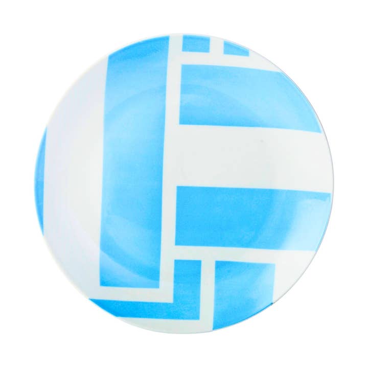 Jill Zarin Hellblauer Montauk Salatteller für den Großhandel von Godinger