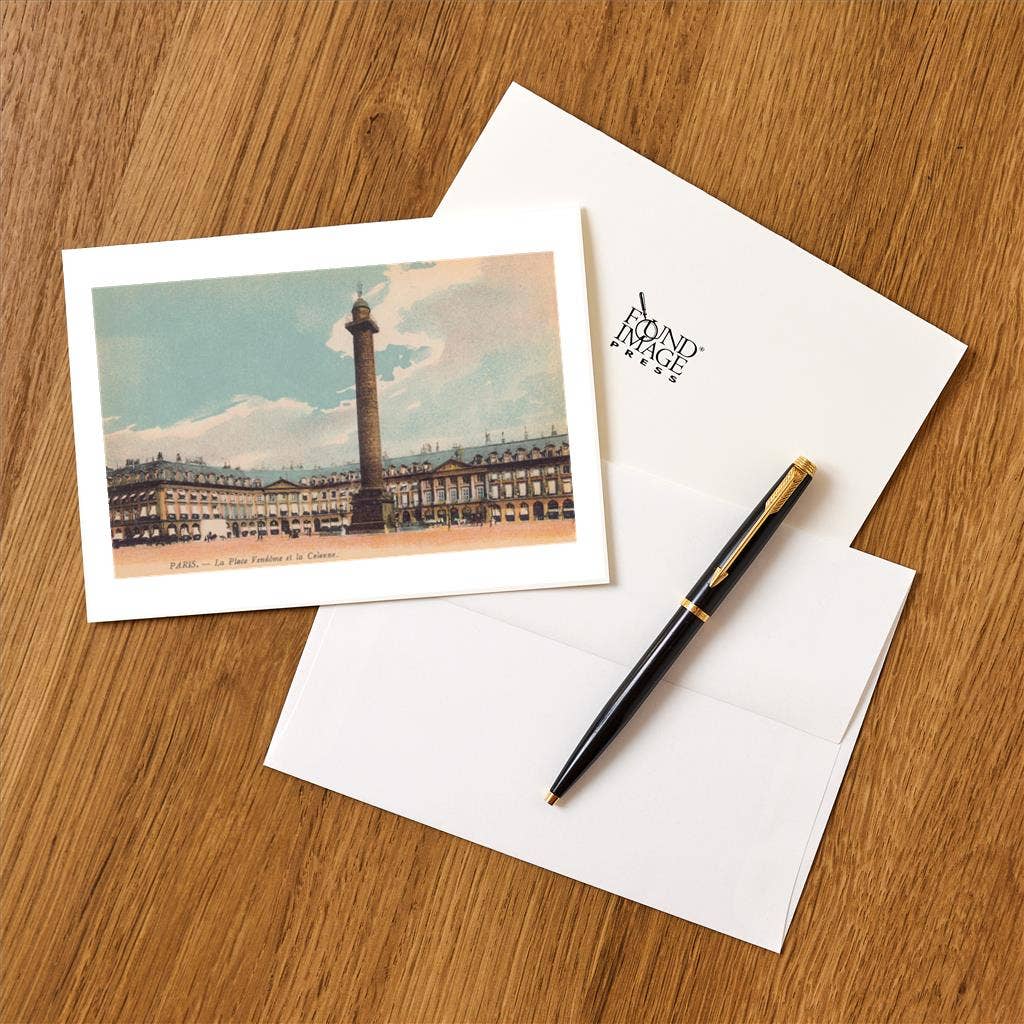 Found Image Press - Wholesale Stationery/Notecard Set - Greeting Card PS-230 Place Vendome and Column1