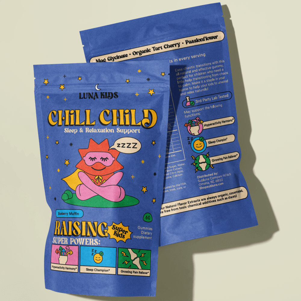SubLuna - Wholesale Oral Supplement/Vitamin - Chill Child: Calm & Sleep Gummy0