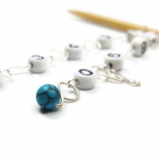 Twice Sheared Sheep - Wholesale Knitting/Crochet Supplies - Turquoise - Knitting Row Counter