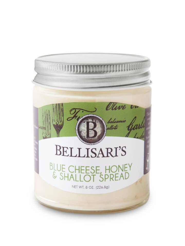 Blue Cheese Honey and Shallot Spread, 9oz for wholesale by Bellisari's
