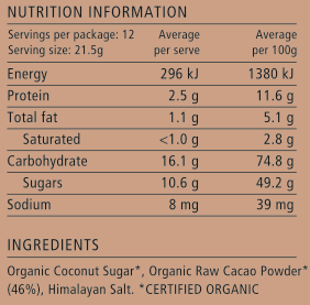 Nib and Noble - Vente Préparations/kits pour chocolat chaud - Chocolat chaud biologique original4