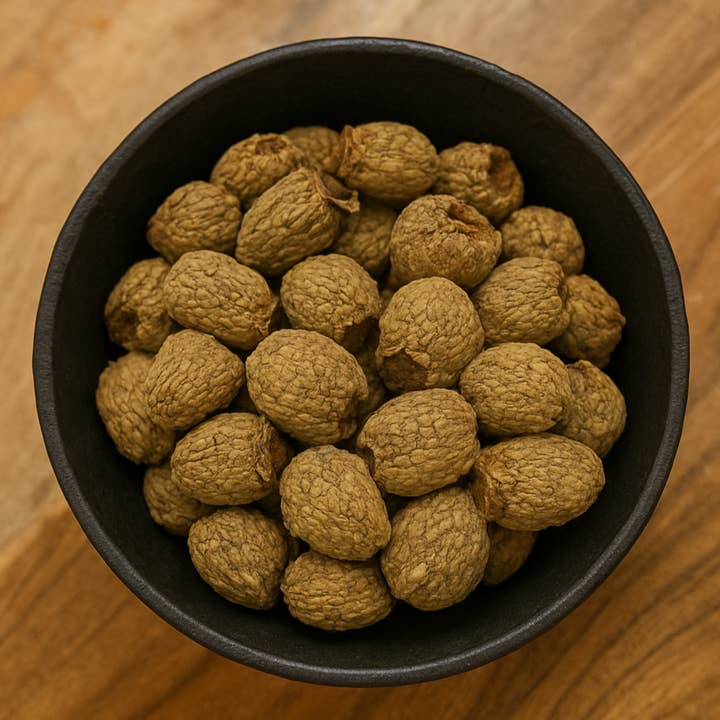 Palm Leaf Raspberry Fruit Whole (Rubus Chingii) for wholesale by LA Herb