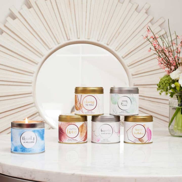 Shearer Candles – wholesale Travel candles – Happily Ever After Large Scented Tin Candle
