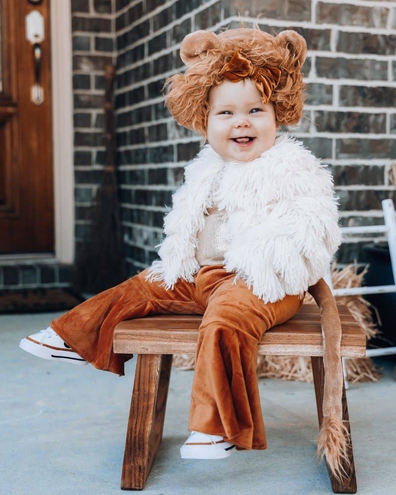 Bailey's Blossoms – wholesale Jacket – Child – Mommy and Me Fatima Faux Shag Layered Jacket - Ivory8