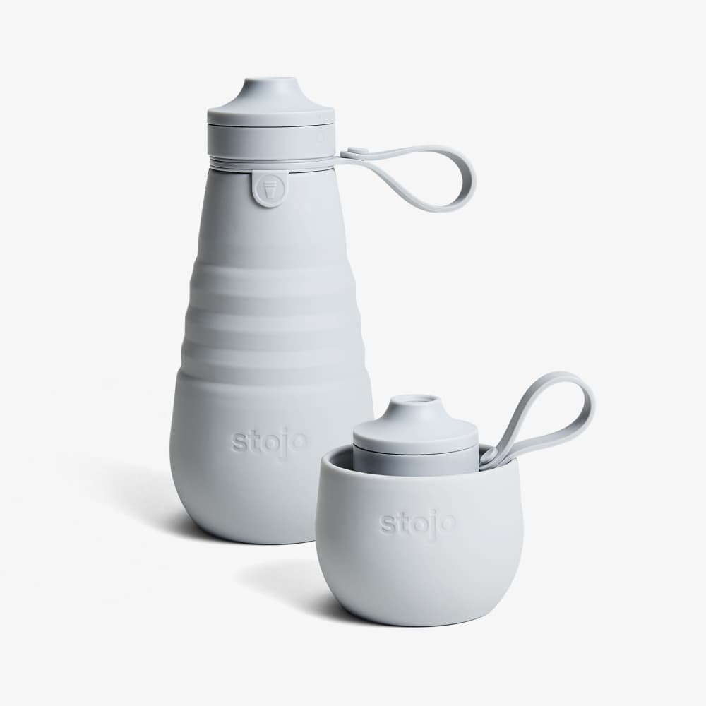 Stojo - Wholesale Water Bottle - 20oz | 592mL Collapsible Sports Bottle - Expanded Packaging11