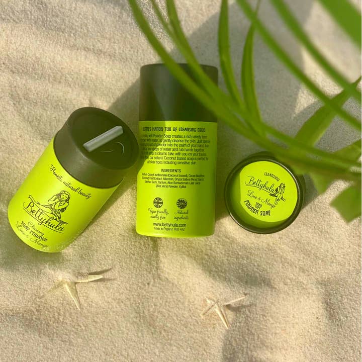 BettyHula - Wholesale Bar Soap - • Dry Soap Powder for Hands. Lime & Mango5