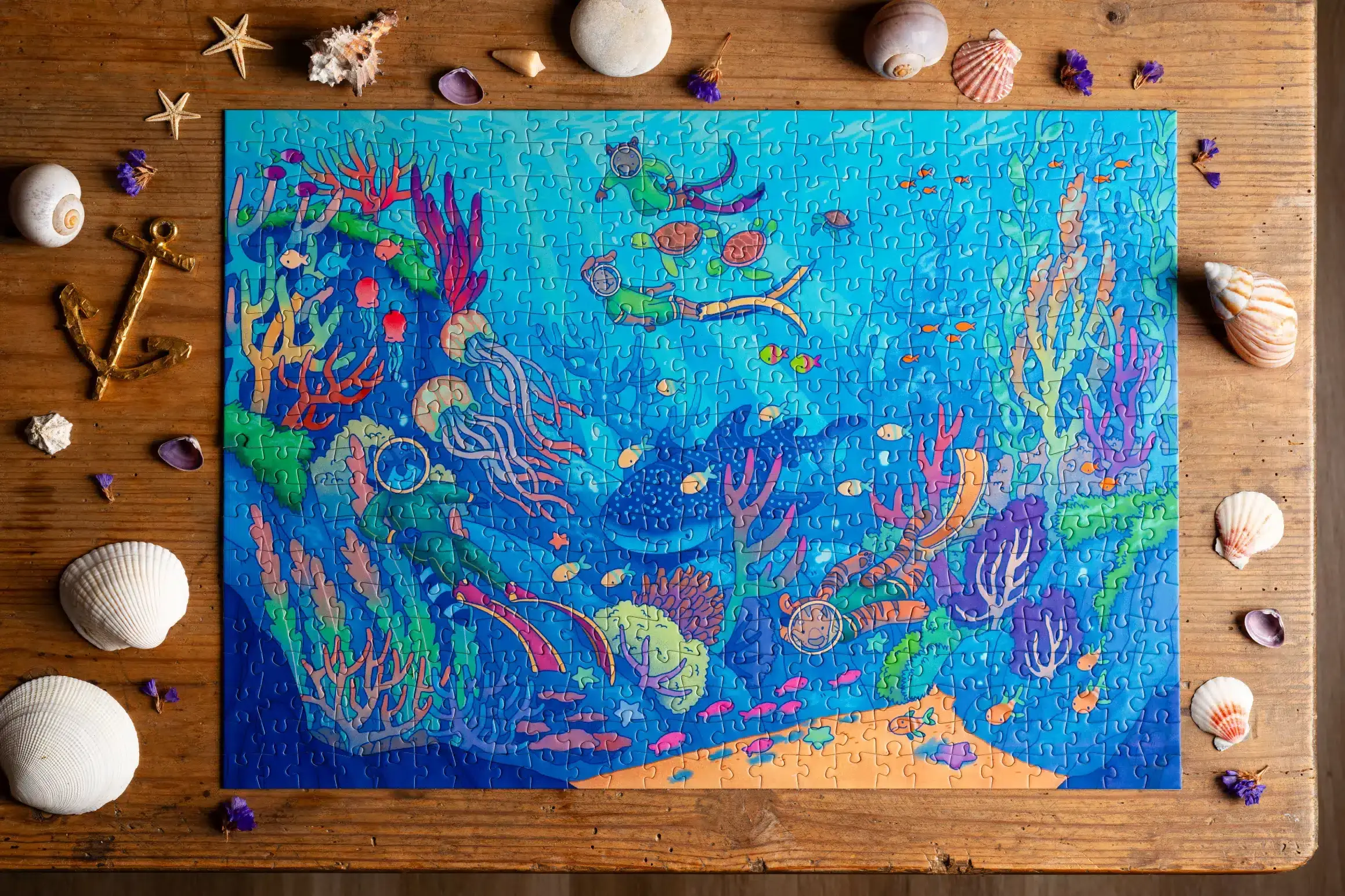 Trevell - Wholesale Puzzle - Adult - Underwater Exploration Puzzle – Trevell – 500 pieces1