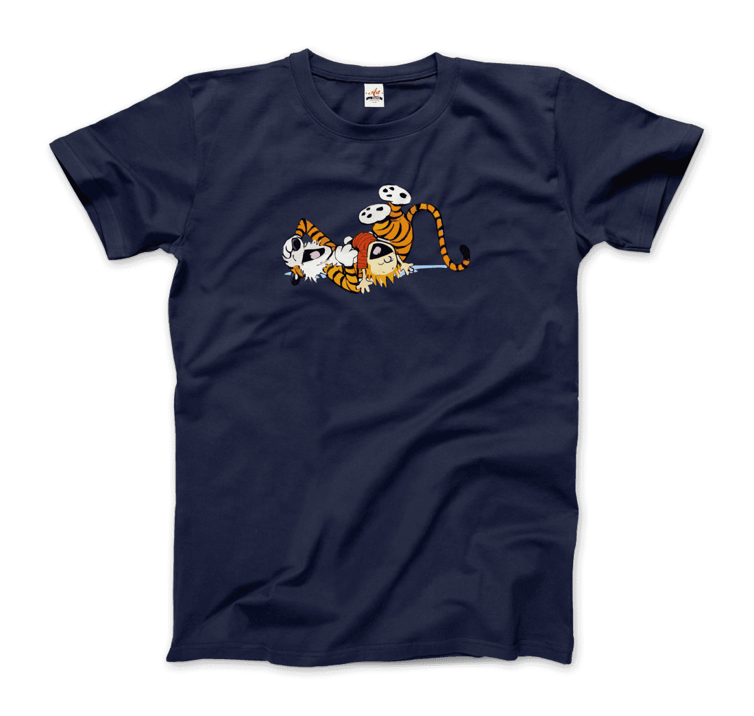 Art-O-Rama Shop - Wholesale Screen Printed T-Shirt - Unisex - Calvin and Hobbes Laughing on the Floor T-Shirt7