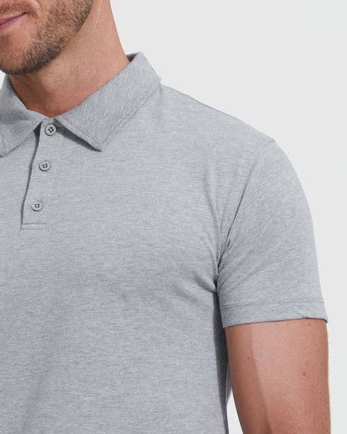 True Classic - Wholesale Polo - Men's - Short Sleeve Shirt | Polo | Heather Gray11