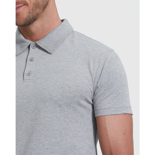 True Classic - Wholesale Polo - Men's - Short Sleeve Shirt | Polo | Heather Gray11
