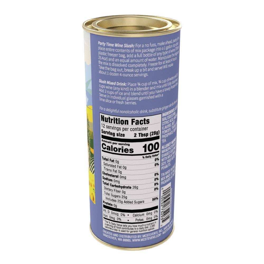 McSteven's - Wholesale Cocktail Mix/Syrup - Wine Slush - Berry Pomegranate (12oz Tins)8