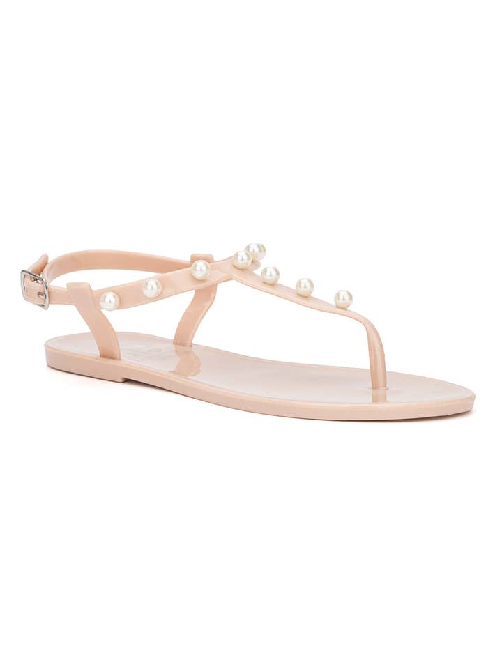 S3 Holding - Wholesale Sandals - Women's - Womens Pearl Thong Jelly Sandals