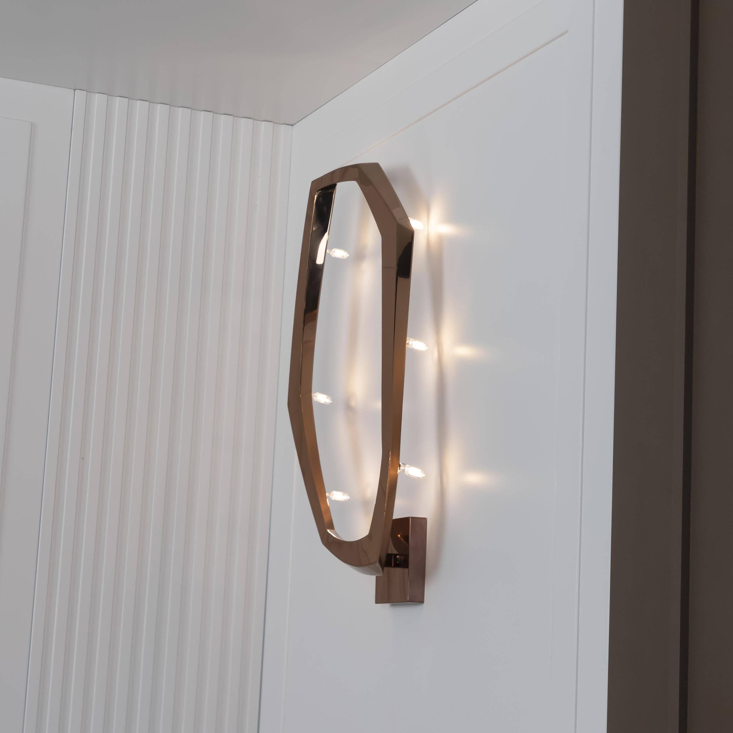 HEKA LIGHTING & TRADING LTD - Wholesale Sconce - Hatila Gold Led Wall Sconce3