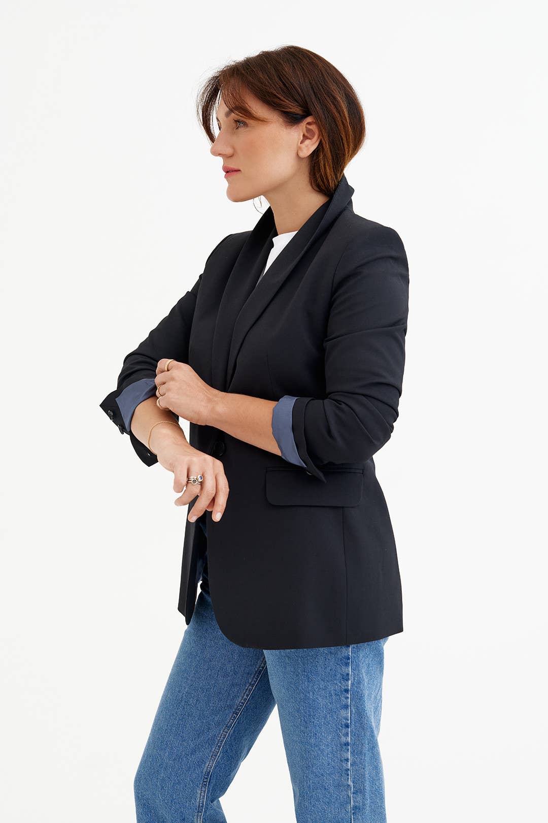 CAPSULE by Agnė Gilytė - Wholesale Blazer - Women's - Blazer 'New NEW YORK' | premium quality wool mix3