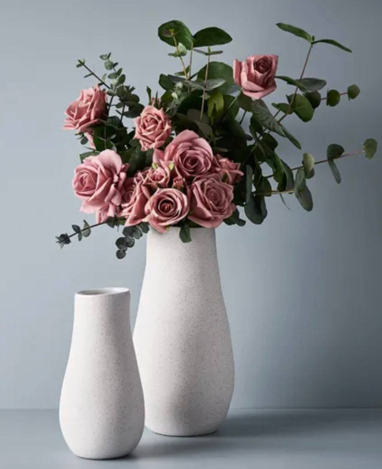 JKF & Co Pty Ltd - Wholesale Artificial Flowers - Real Touch Small Rose Dusty Pink3