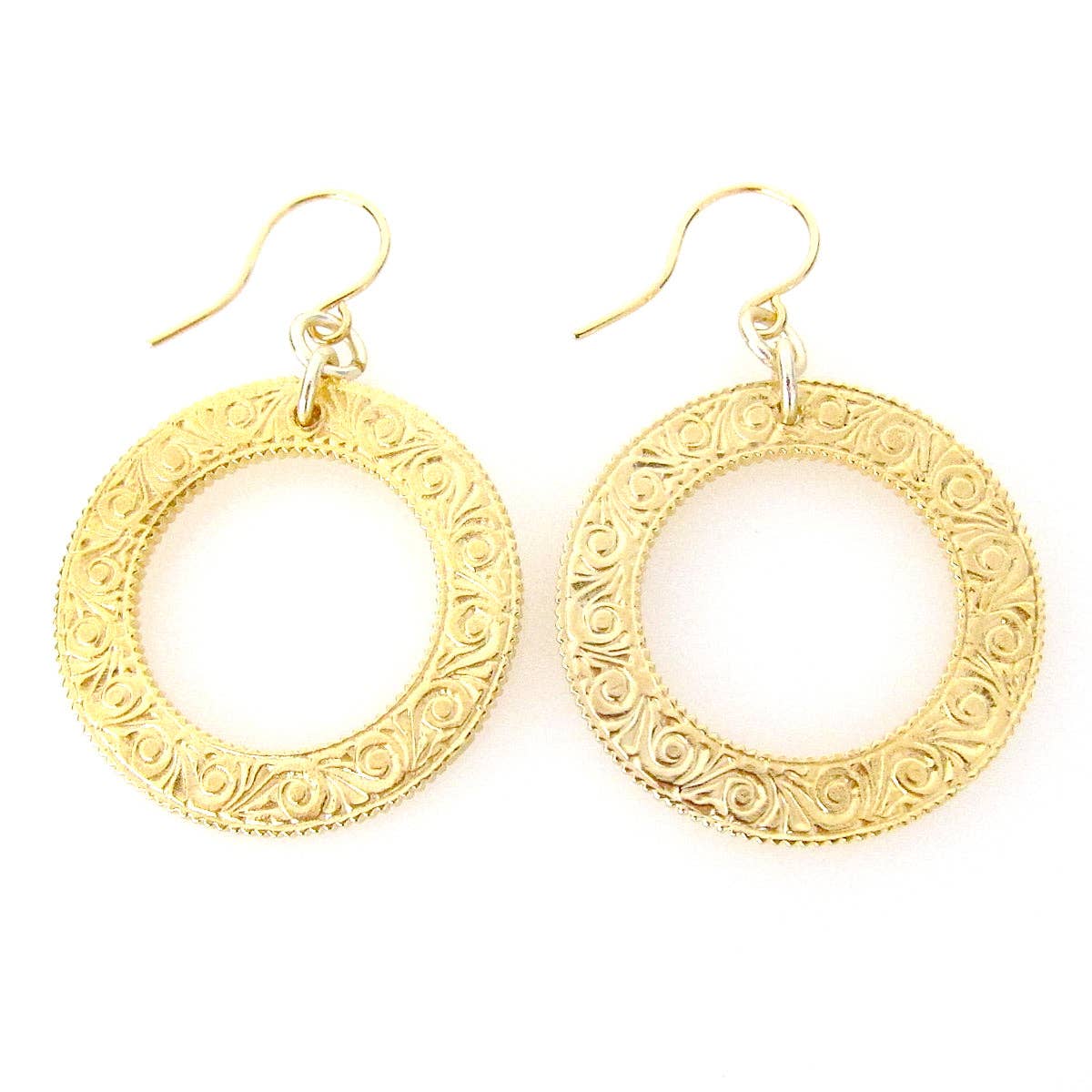 Jessica Elliot Jewelry - Vente Boucles d'oreilles pendantes - grandes boucles d'oreilles Eternity Circle2