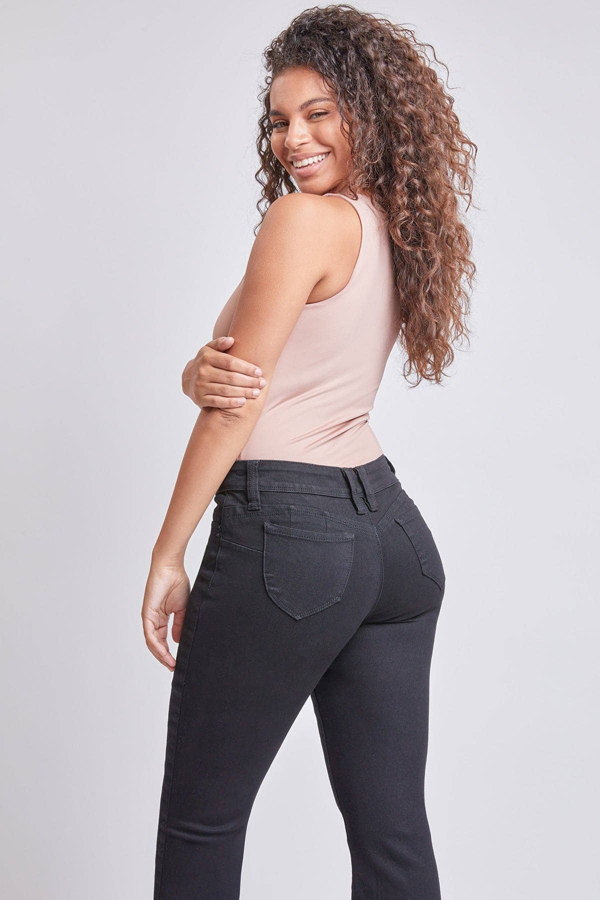 YMI - Wholesale Jeans - Women's - Sustainable WannaBettaButt Mid Rise Bootcut Jeans-P17093714