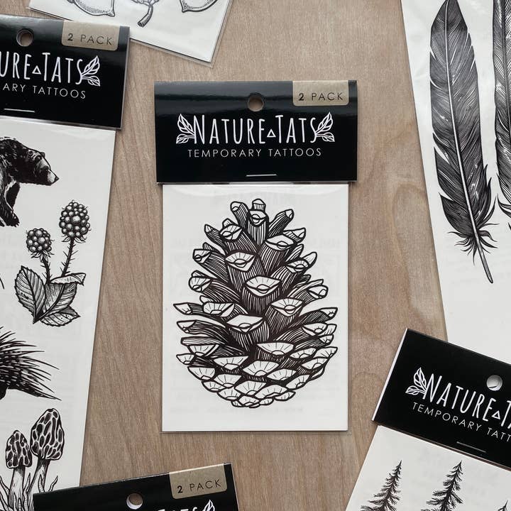 NatureTats - Venta al por mayor Tatuajes temporales - Piña Tatuaje Temporal