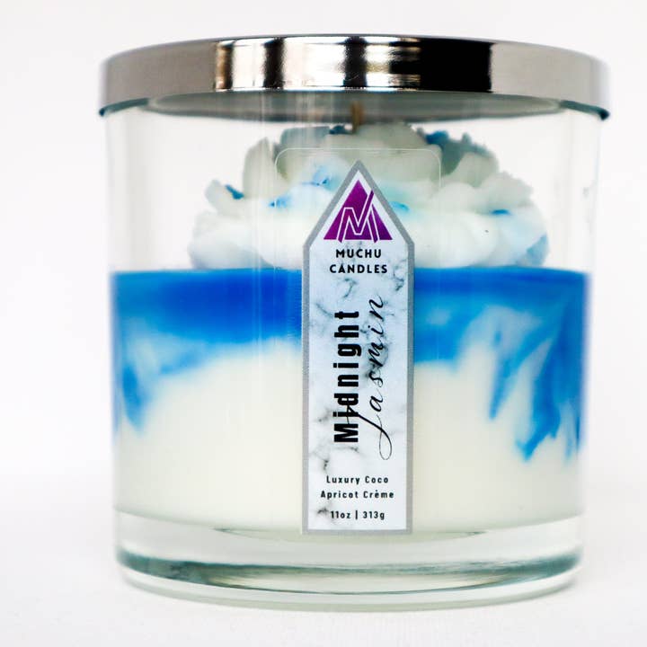 Muchu Candles - Wholesale Jar/Filled Candle - Midnight Jasmin