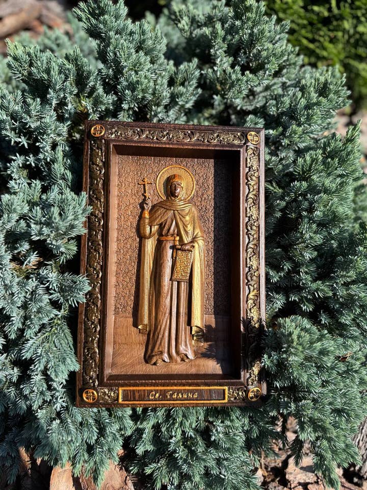 Heilige Galina christliches Geschenk für den Großhandel von KozakWorkshop