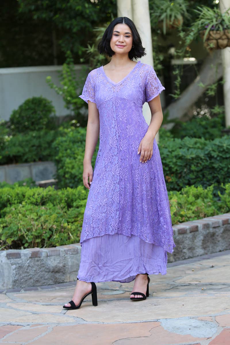 Nostalgia - Wholesale Dress - Women's - E1N47-ASIS LACE DRESS7