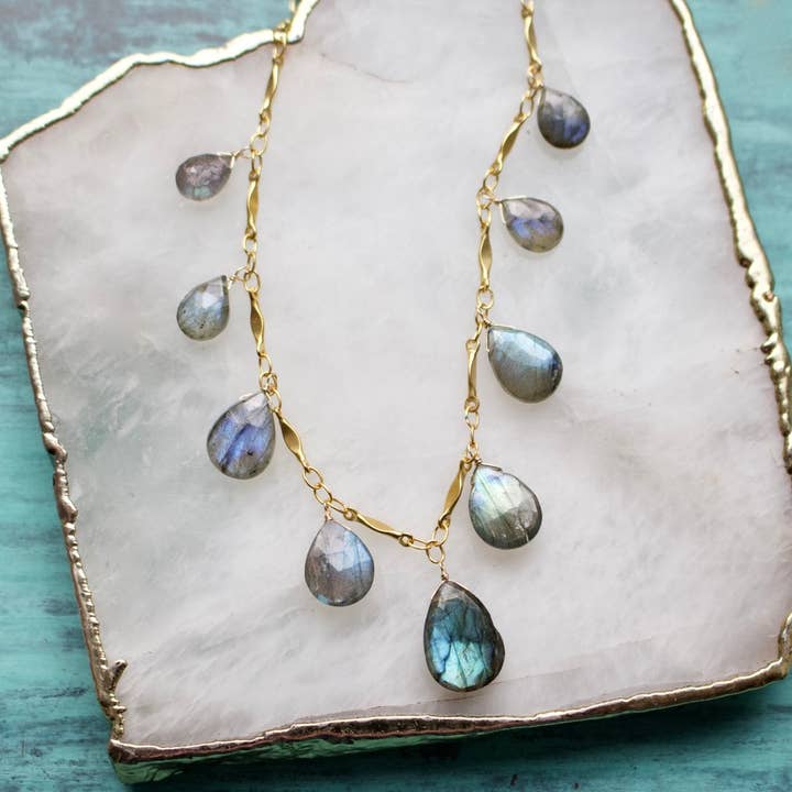 a.v. max - Wholesale Pendant/Charm Necklace - Large Teardrop Neck|5 color options1