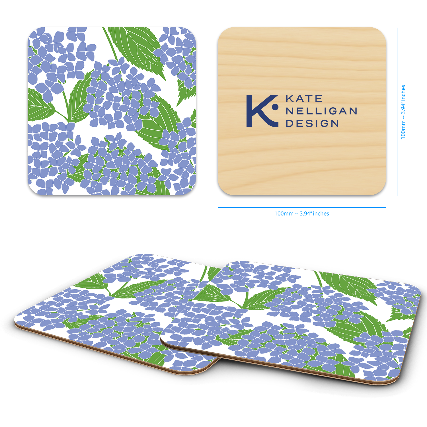 Trays4Us - Wholesale Coasters - Coastal 4"x4" Coaster Sets  By Kate Nelligan6