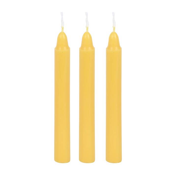 Something Different Wholesale - Wholesale Tapered Candle/Candlestick - Wildflower & Lemon Summer Solstice Ritual Candles