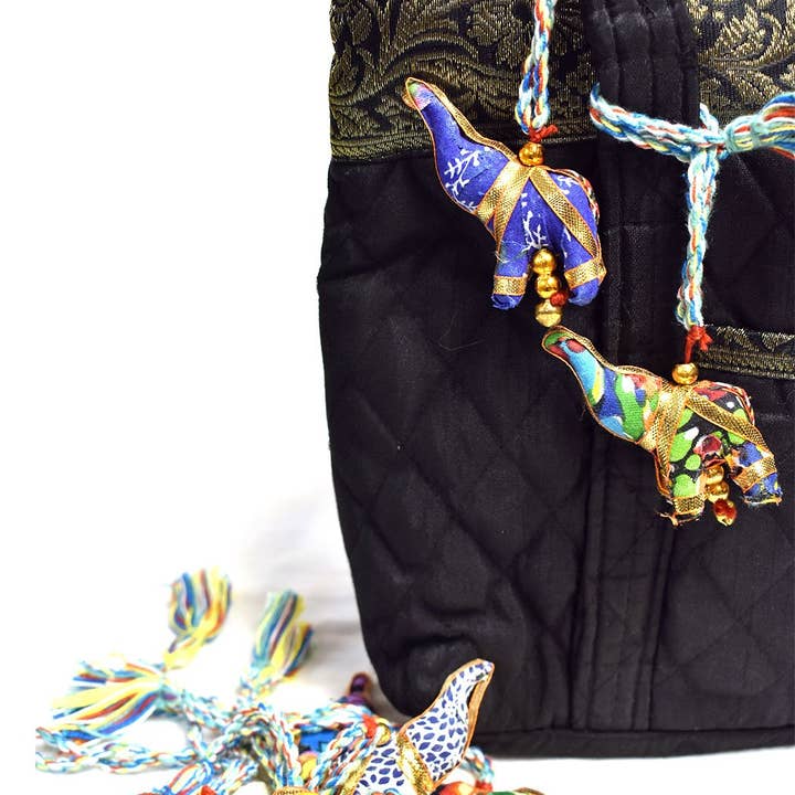 Mira Fair Trade - Wholesale Purse/Bag Accessory - Women's - Elephant Purse Charms (Pack of 20)