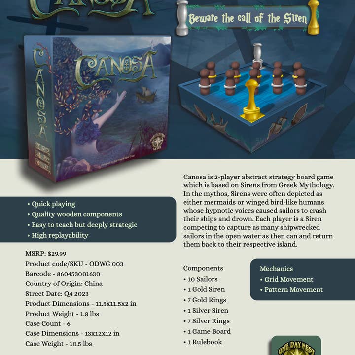 QMDirect - Wholesale Board Game - Canosa7