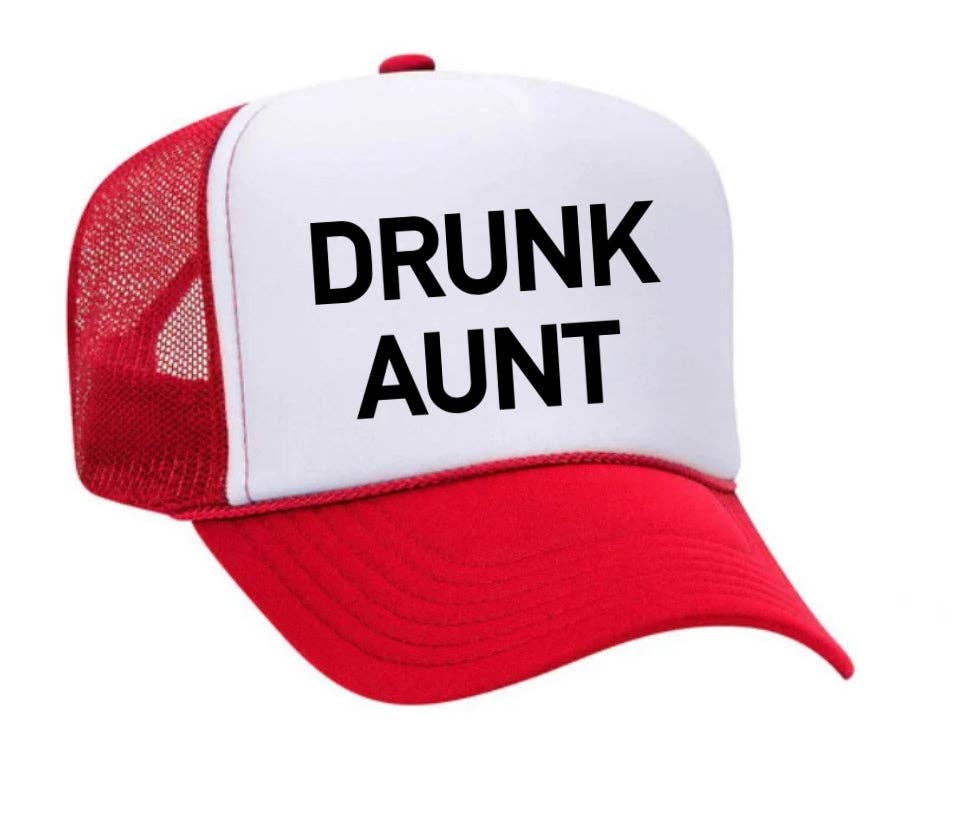 Inappropriate Trucker Hats - Wholesale Trucker Hat - Women's - Drunk Aunt Trucker Hat21