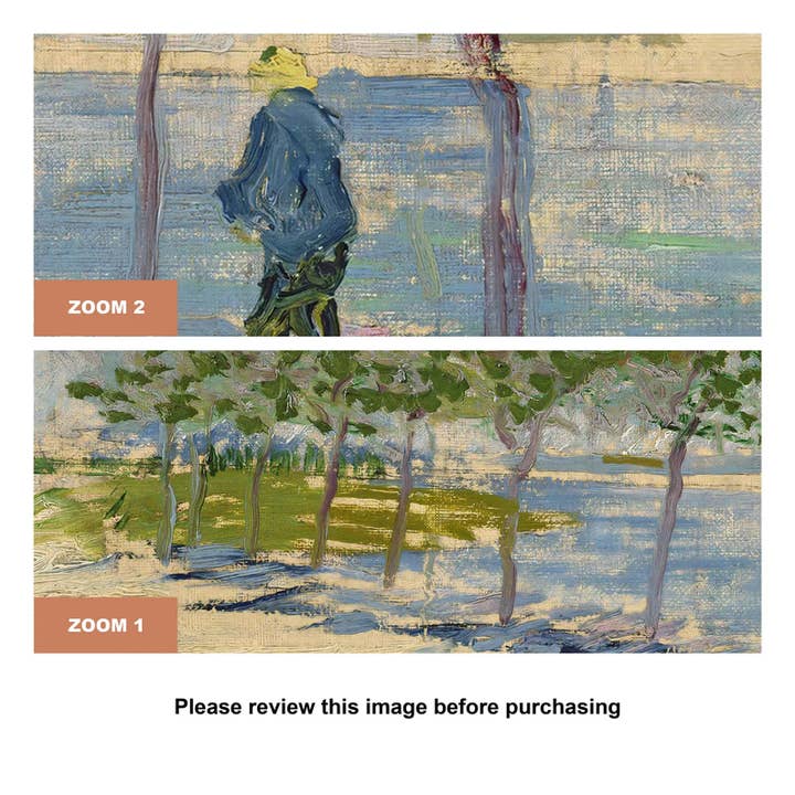 SimurgWallArts - Wholesale Wallpaper - Van Gogh Tree Wall Mural: By the Seine Removable Wallpaper11