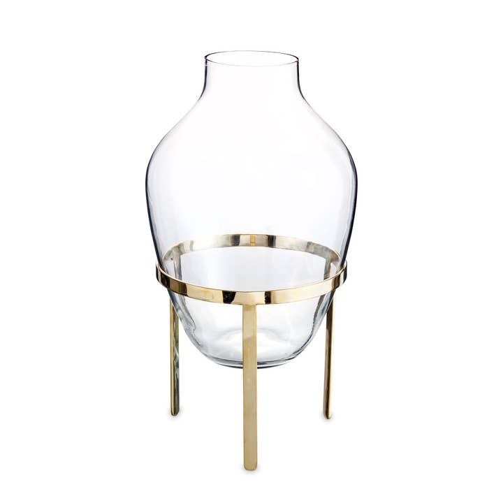 Adorn Vase, großes glänzendes Messing für den Großhandel von Nordstjerne