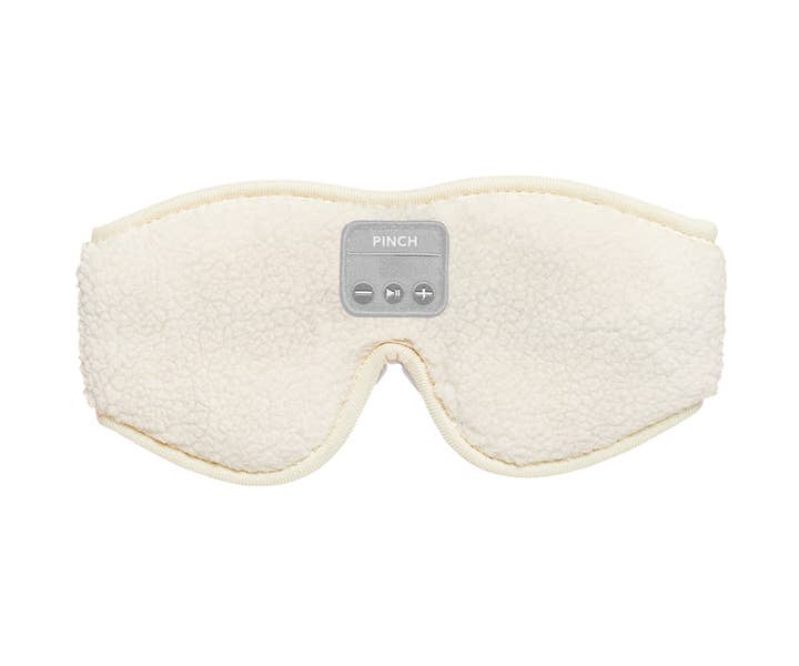 Pinch Provisions - Wholesale Sleep/Eye Mask - Sherpa Sleep Eye Mask with Built-In Wireless Headphones1