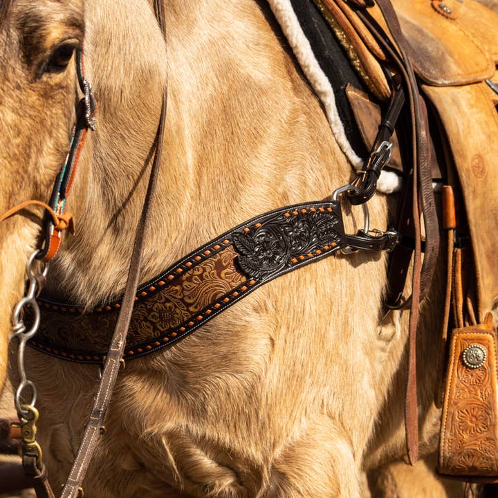 John Wayne Tripping Collar for wholesale by Schulz Equine